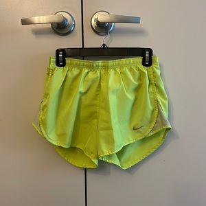 Nike Dri-Fit Yellow Shorts